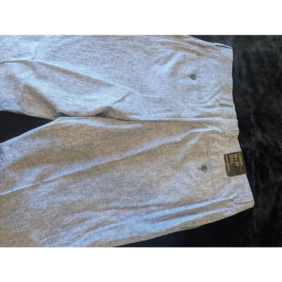 NWT Banana Republic Blue Mens Linen Dress Pant 35X30 - Picture 10 of 10